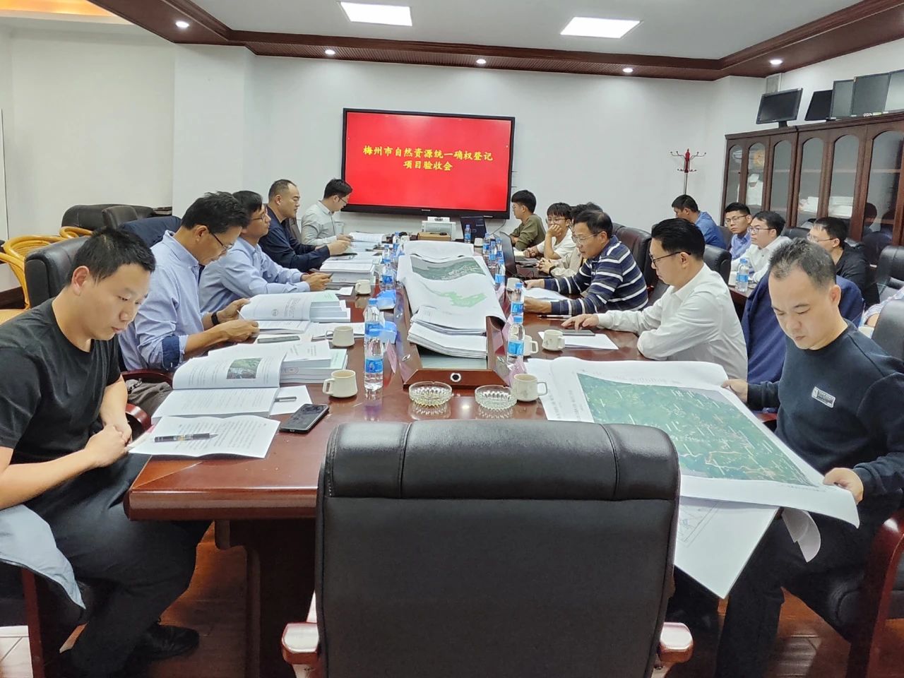 赞！15vip太阳集团测绘自然资源统一确权挂号项目顺遂通过验收